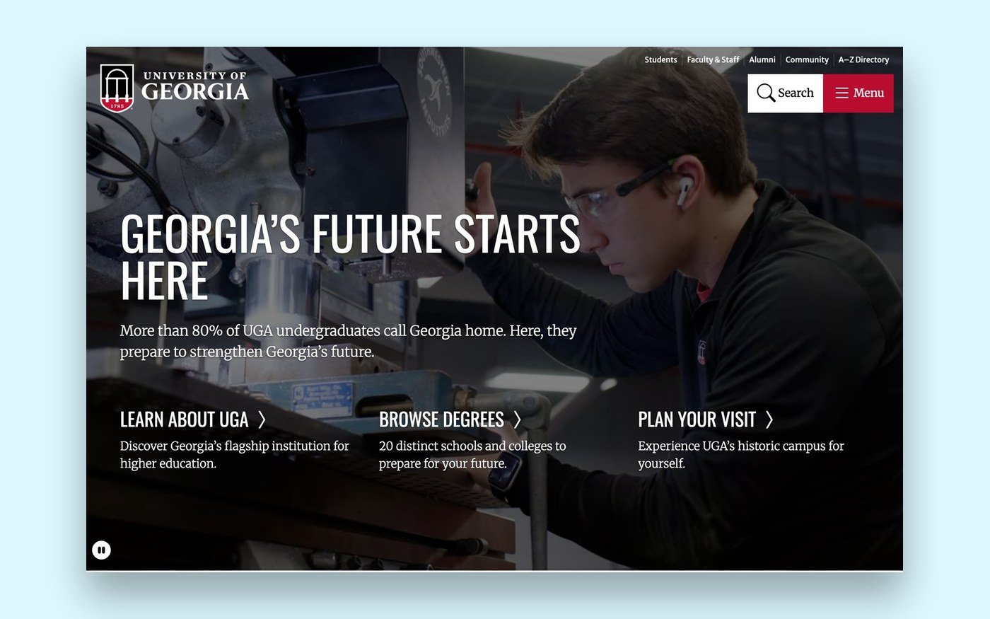 University of Georgia project