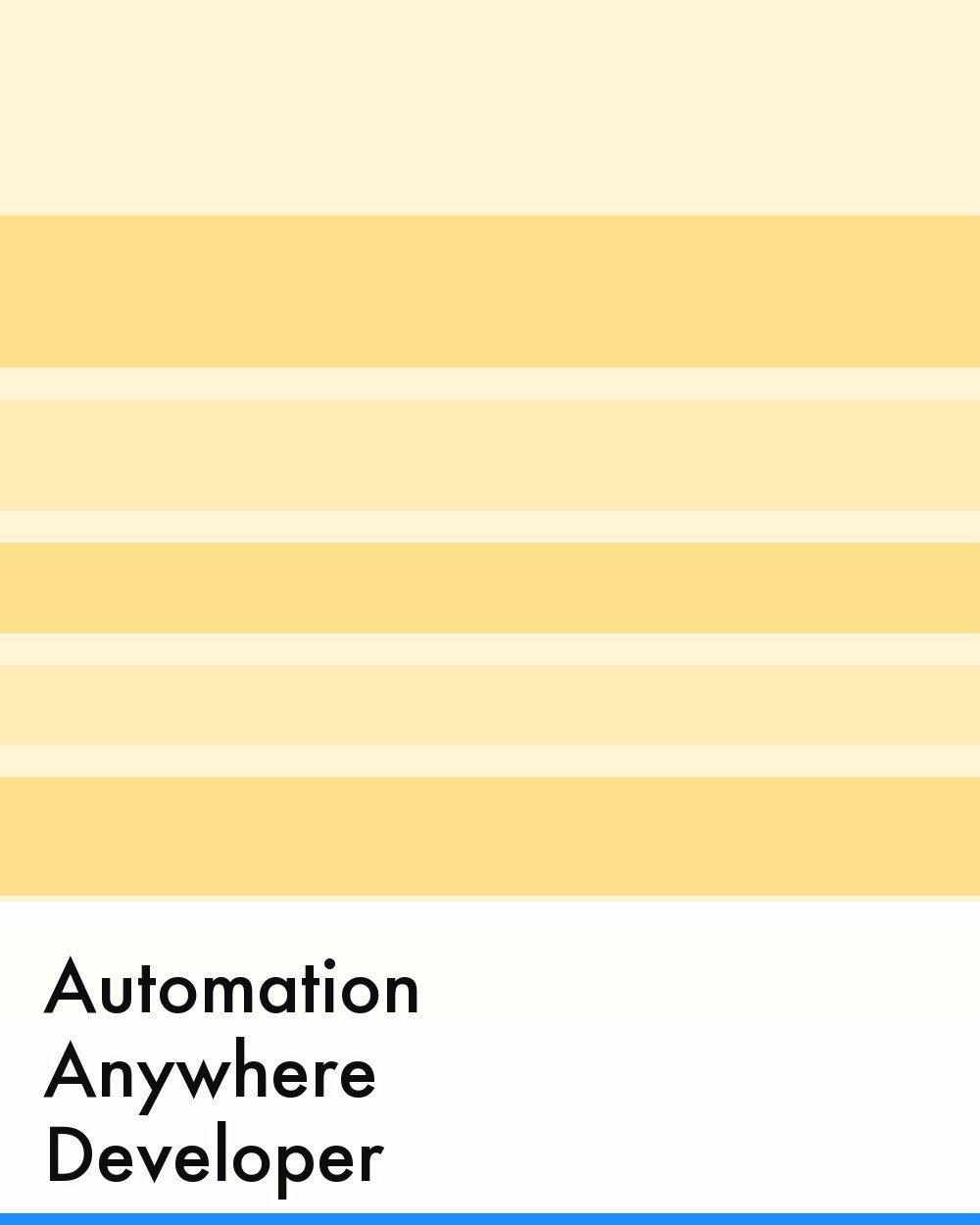 Automation Anywhere Developer