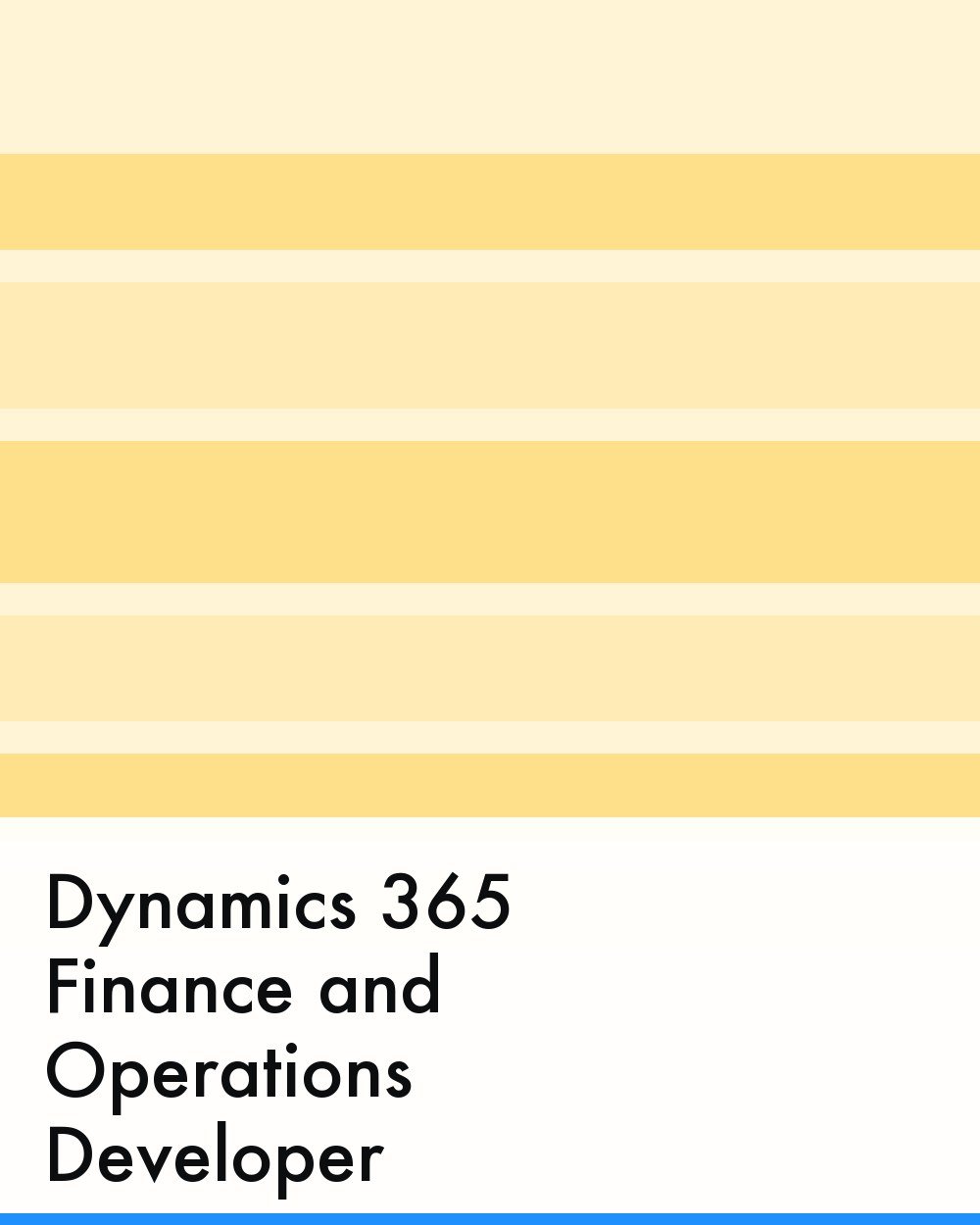 Dynamics 365 Finance and Operations Developer