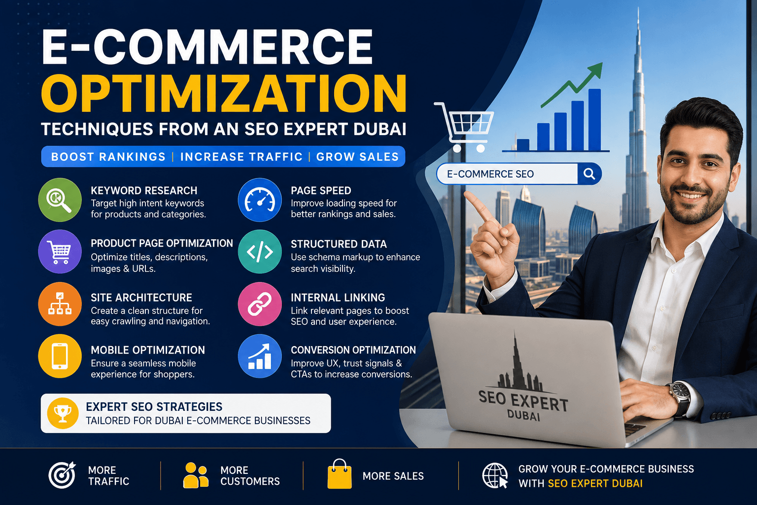 E-commerce optimization techniques from an SEO expert Dubai